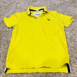 Abercrombie & Fitch Yellow Polo